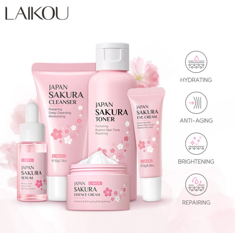 Japan Sakura 5pcs Skincare Set