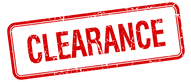 CLEARANCE Products
