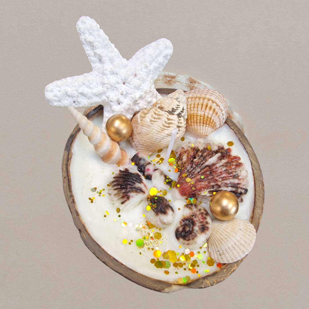 Handmade Coconut Shell Candle