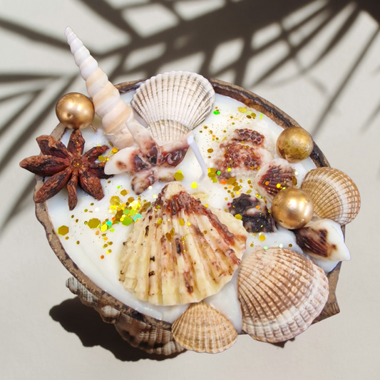 Handmade Coconut Shell Candle