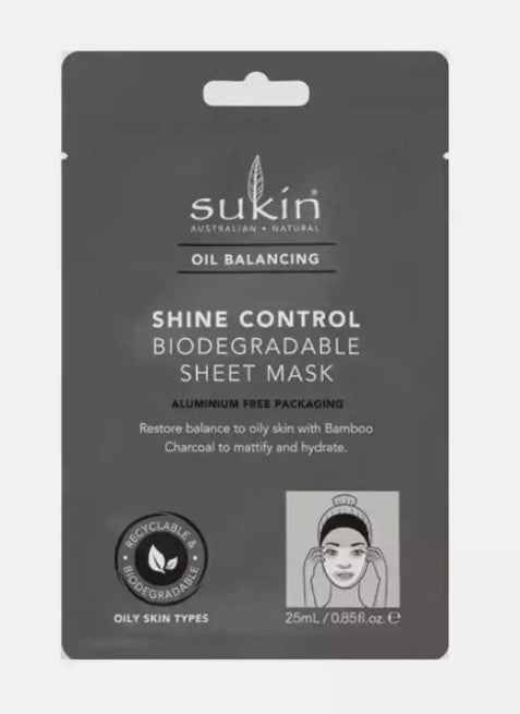 Sukin Oil Balancing Shine Control Sheet Mask