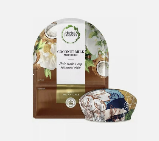 Herbal Essences Hair Mask & Cap - Coconut Milk Moisture (20ml)