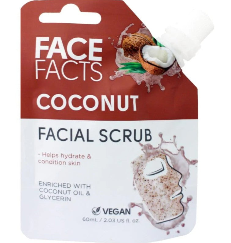 Face Facts Coconut Facial Scrub - 60ml