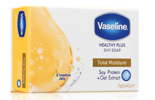 Vaseline Healthy Plus Bar Soap- Total Moisture (75g)