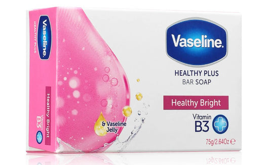 Vaseline Healthy Plus Bar Soap- Healthy Bright(75g)